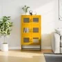 Aparador de acero amarillo mostaza 68x39x123 cm de , Aparadores - Ref: Foro24-853353, Precio: 137,35 €, Descuento: %