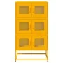 Aparador de acero amarillo mostaza 68x39x123 cm de , Aparadores - Ref: Foro24-853353, Precio: 137,35 €, Descuento: %