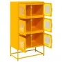 Aparador de acero amarillo mostaza 68x39x123 cm de , Aparadores - Ref: Foro24-853353, Precio: 137,35 €, Descuento: %