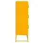 Aparador de acero amarillo mostaza 68x39x123 cm de , Aparadores - Ref: Foro24-853353, Precio: 137,35 €, Descuento: %