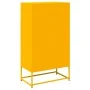 Aparador de acero amarillo mostaza 68x39x123 cm de , Aparadores - Ref: Foro24-853353, Precio: 137,35 €, Descuento: %