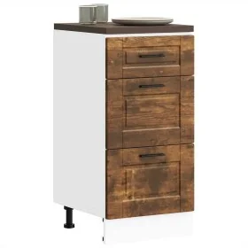 Mueble bajo de cocina porto roble ahumado madera reconstituida by , Kitchen cabinets - Ref: Foro24-854225, Price: 85,15 €, Di...