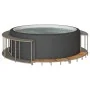 Revestimiento de bañera de hidromasaje con almacenaje y escalón de , Accesorios para piscinas y spa - Ref: Foro24-365611, Pre...