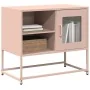 Mueble para TV de acero rosa 68x39x60,5 cm von , TV-Möbel - Ref: Foro24-853387, Preis: 69,28 €, Rabatt: %
