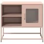 Mueble para TV de acero rosa 68x39x60,5 cm von , TV-Möbel - Ref: Foro24-853387, Preis: 69,28 €, Rabatt: %
