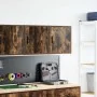 Armarios de pared 2 uds para garaje madera roble ahumado de , Armarios industriales - Ref: Foro24-860634, Precio: 59,44 €, De...