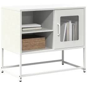 Mueble para TV de acero blanco 68x39x60,5 cm von , TV-Möbel - Ref: Foro24-853391, Preis: 68,64 €, Rabatt: %