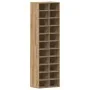 Zapatero de madera contrachapada roble artisian 54x34x183 cm by , Shoe racks and shoe organizers - Ref: Foro24-859385, Price:...