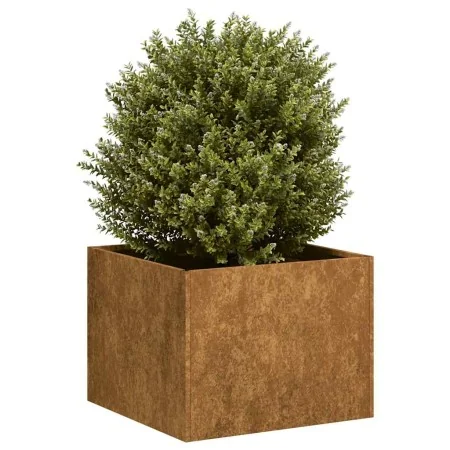 Jardinera oxidada acero corten 40x40x30 cm de , Maceteros y jardineras - Ref: Foro24-860800, Precio: 39,87 €, Descuento: %