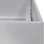 Jardinera de acero galvanizado 360x80x40 cm by , Pots and planters - Ref: Foro24-860771, Price: 141,68 €, Discount: %
