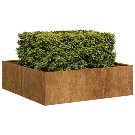 Jardinera oxidada acero corten 100x100x30 cm von , Töpfe und Pflanzgefäße - Ref: Foro24-860814, Preis: 83,20 €, Rabatt: %