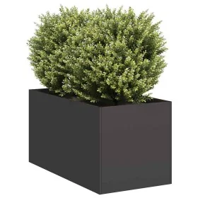 Jardinera de acero laminado en frío negro 40x80x40 cm von , Töpfe und Pflanzgefäße - Ref: Foro24-860731, Preis: 65,35 €, Raba...