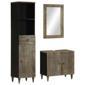 Conjunto de muebles de baño 3 piezas madera maciza de mango von , Badezimmermöbel - Ref: Foro24-3310019, Preis: 315,10 €, Rab...
