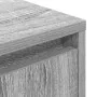 Mesilla de noche con luces LED Sonoma gris 38x34x50 cm de , Mesitas de noche - Ref: Foro24-861293, Precio: 58,24 €, Descuento: %