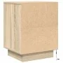 Mesilla de noche con luces LED roble Sonoma 38x34x50 cm by , Nightstands - Ref: Foro24-861287, Price: 57,92 €, Discount: %