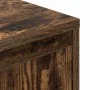 Mesilla de noche con luces LED roble ahumado 38x34x50 cm by , Nightstands - Ref: Foro24-861291, Price: 62,06 €, Discount: %