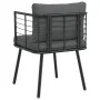Sillones de jardín con cojines 2 uds ratán sintético negro von , Gartenstühle - Ref: Foro24-3328656, Preis: 216,17 €, Rabatt: %