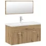 Juego de muebles baño 3 piezas madera ingeniería roble artisan de , Muebles de baño - Ref: Foro24-3328912, Precio: 339,84 €, ...