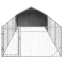 Caseta perros exterior con corral 6x2x1,5 m acero galvanizado von , Hundehütten - Ref: Foro24-3329238, Preis: 210,92 €, Rabat...
