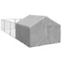 Caseta perros exterior con corral 6x2x1,5 m acero galvanizado von , Hundehütten - Ref: Foro24-3329238, Preis: 210,92 €, Rabat...