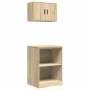 Armarios 2 uds para garaje madera de ingeniería roble sonoma de , Armarios industriales - Ref: Foro24-3328280, Precio: 99,30 ...