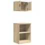 Armarios 2 uds para garaje madera de ingeniería roble sonoma de , Armarios industriales - Ref: Foro24-3328280, Precio: 99,30 ...