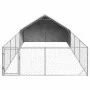 Caseta perros exterior con corral 7x3x1,9 m acero galvanizado by , Dog kennels - Ref: Foro24-3329244, Price: 273,05 €, Discou...