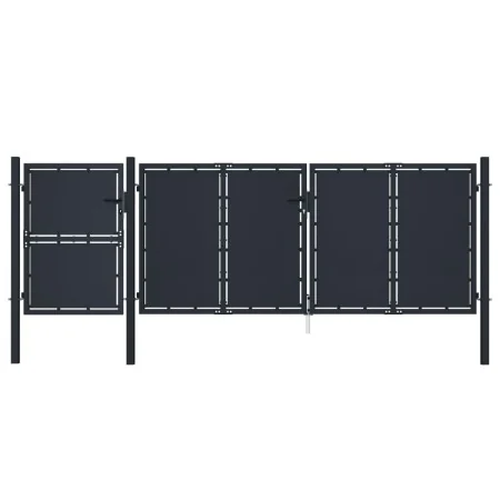 Puerta de jardín metal gris antracita 4x1,75 m von , Gartentore - Ref: Foro24-144549, Preis: 730,02 €, Rabatt: %