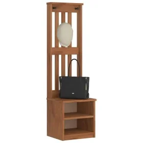 Perchero de entrada SANDENS 45x40x159,5cm madera maciza de pino by , Benches for halls and storage - Ref: Foro24-4010478, Pri...