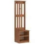 Perchero de entrada SANDENS 45x40x159,5cm madera maciza de pino de , Bancos para recibidores y almacenamiento - Ref: Foro24-4...