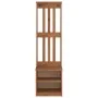 Perchero de entrada SANDENS 45x40x159,5cm madera maciza de pino de , Bancos para recibidores y almacenamiento - Ref: Foro24-4...