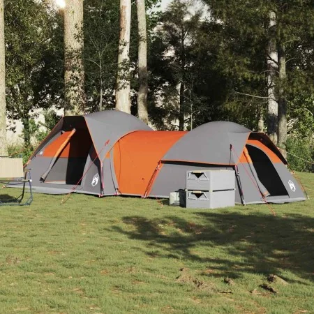 Tienda de campaña para 5 personas impermeable gris y naranja by , tents - Ref: Foro24-4009589, Price: 195,31 €, Discount: %