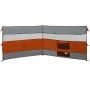 Cortaviento de camping impermeable gris naranja 340x130 cm von , Windschutz - Ref: Foro24-4009659, Preis: 28,74 €, Rabatt: %