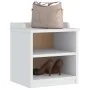 Banco de recibidor SANDNES madera maciza pino blanco 45x40x50cm by , Benches for halls and storage - Ref: Foro24-4010444, Pri...