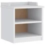 Banco de recibidor SANDNES madera maciza pino blanco 45x40x50cm by , Benches for halls and storage - Ref: Foro24-4010444, Pri...