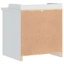 Banco de recibidor SANDNES madera maciza pino blanco 45x40x50cm by , Benches for halls and storage - Ref: Foro24-4010444, Pri...