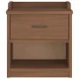 Banco de recibidor SANDNES madera maciza de pino 45x40x50 cm by , Benches for halls and storage - Ref: Foro24-4010446, Price:...