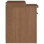 Banco de recibidor SANDNES madera maciza de pino 45x40x50 cm by , Benches for halls and storage - Ref: Foro24-4010446, Price:...