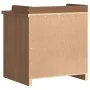 Banco de recibidor SANDNES madera maciza de pino 45x40x50 cm by , Benches for halls and storage - Ref: Foro24-4010446, Price:...