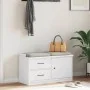 Banco de recibidor SANDNES madera maciza pino blanco 87x40x50cm von , Bänke für Hallen und Lager - Ref: Foro24-4010465, Preis...