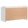 Banco de recibidor SANDNES madera maciza pino blanco 87x40x50cm von , Bänke für Hallen und Lager - Ref: Foro24-4010465, Preis...