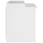 Banco de recibidor SANDNES madera maciza pino blanco 87x40x50cm de , Bancos para recibidores y almacenamiento - Ref: Foro24-4...