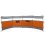 Cortaviento de camping impermeable gris naranja 510x153 cm by , Windbreaks - Ref: Foro24-4009650, Price: 40,50 €, Discount: %
