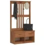 Perchero de entrada SANDENS madera maciza de pino 87x40x159,5cm by , Benches for halls and storage - Ref: Foro24-4010490, Pri...