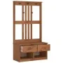 Perchero de entrada SANDENS madera maciza de pino 87x40x159,5cm by , Benches for halls and storage - Ref: Foro24-4010490, Pri...