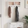 Perchero de pared SANDNES madera maciza pino blanco 87x12x35 cm by , Hat and coat racks - Ref: Foro24-4010471, Price: 42,83 €...