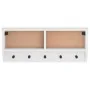 Perchero de pared SANDNES madera maciza pino blanco 87x12x35 cm by , Hat and coat racks - Ref: Foro24-4010471, Price: 42,83 €...