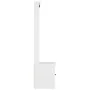Perchero de entrada SANDENS madera pino blanco 45x40x159,5 cm de , Bancos para recibidores y almacenamiento - Ref: Foro24-401...