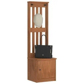 Perchero de entrada SANDENS 45x40x159,5cm madera maciza de pino by , Benches for halls and storage - Ref: Foro24-4010484, Pri...