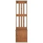 Perchero de entrada SANDENS 45x40x159,5cm madera maciza de pino by , Benches for halls and storage - Ref: Foro24-4010484, Pri...